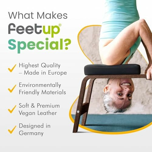 FeetUp Yoga Headstand Bench