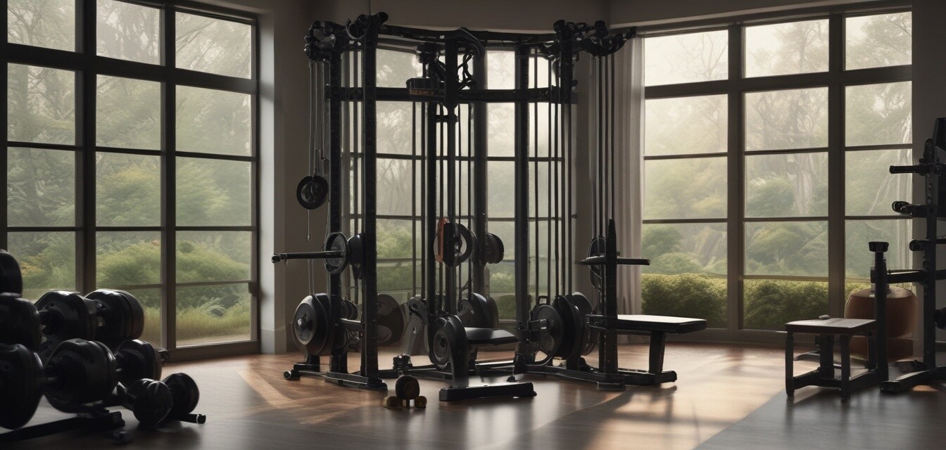Examples of multi-functional gym equipment