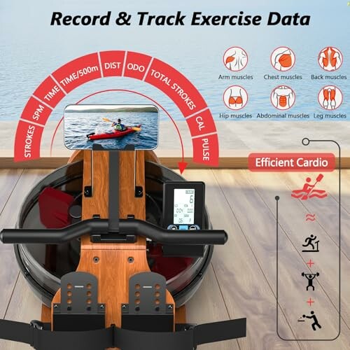WENOKER Water Rowing Machine